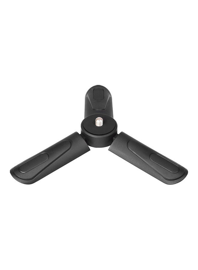 Portable Foldable Tripod Stand Black - Image 1