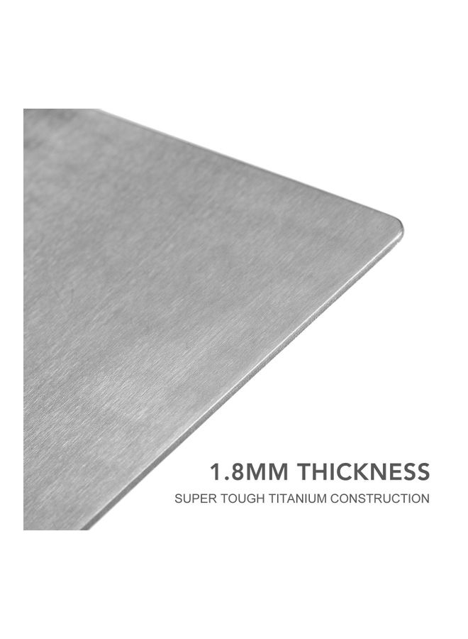Thick Titanium Cutting Board 25x15x0.2cm