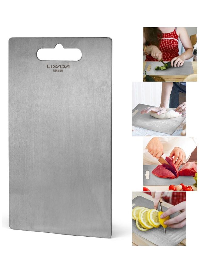 Thick Titanium Cutting Board 25x15x0.2cm