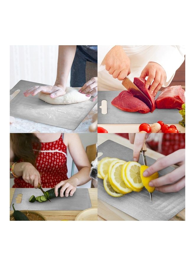 Thick Titanium Cutting Board 25x15x0.2cm