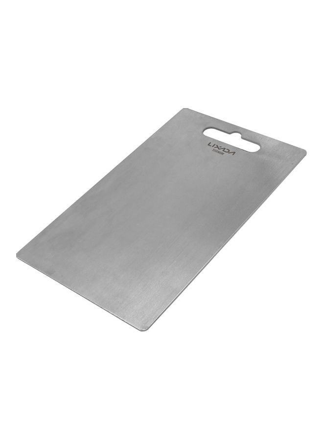 Thick Titanium Cutting Board 25x15x0.2cm