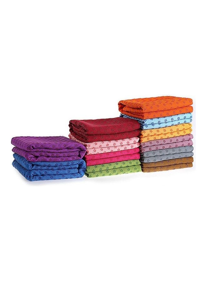 Generic Non Slip Towel Fitness Yoga Blanket 27x20x5cm - Image 2