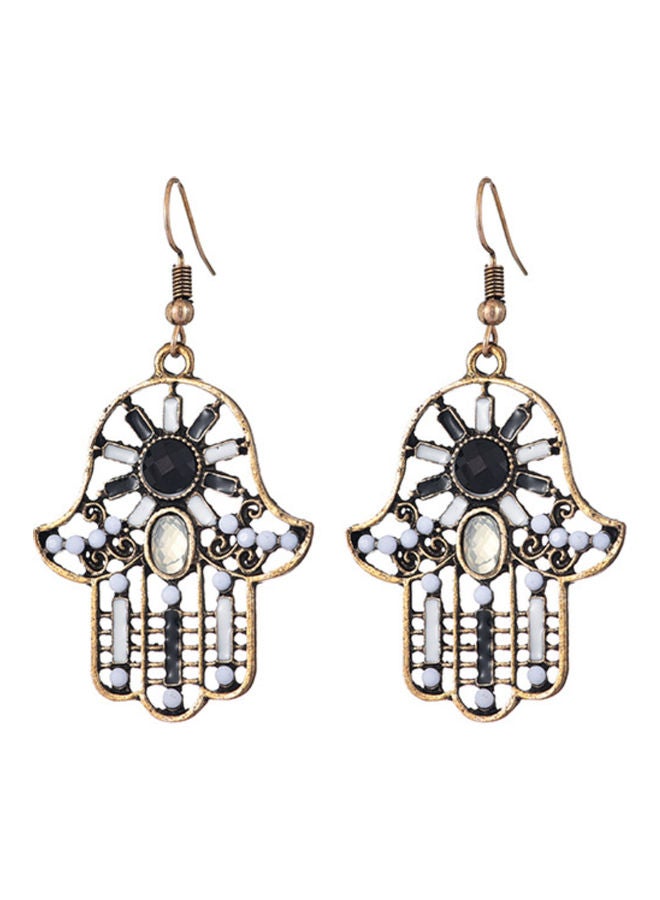 J&J 925 Sterling Silver Hollow Art Style Earrings  - Image 1