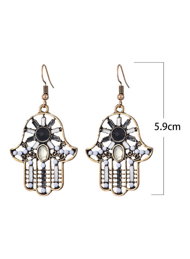 J&J 925 Sterling Silver Hollow Art Style Earrings  - Image 2