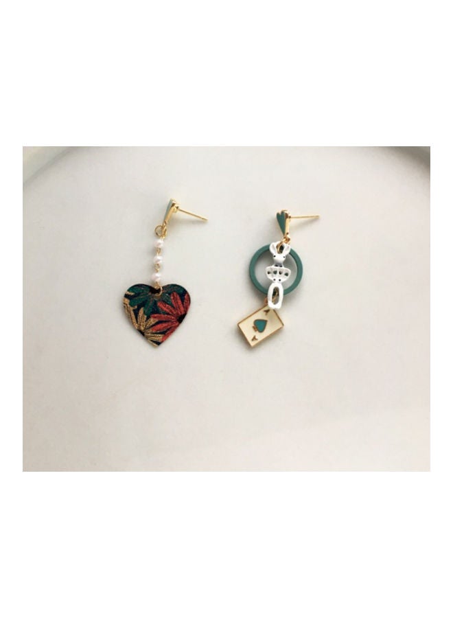 جونسون آند جونسون أقراط متدلية بتصميم على شكل قلب - Image 3