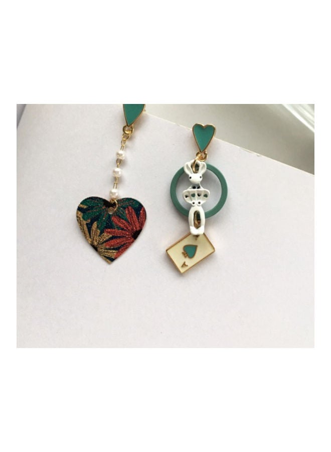 جونسون آند جونسون أقراط متدلية بتصميم على شكل قلب - Image 4