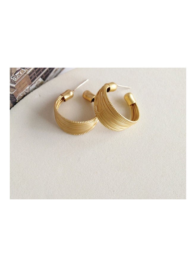 J&J European C Shape Art Retro Feeling Stud  - Image 3