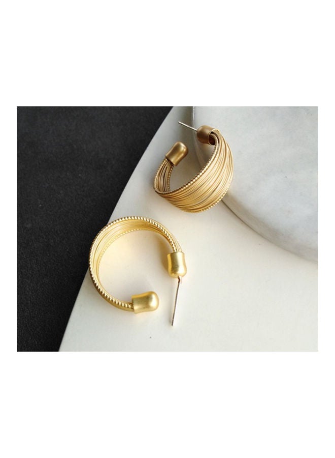 J&J European C Shape Art Retro Feeling Stud  - Image 5