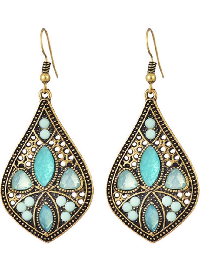 J&J - 925 Sterling Silver Rhinestone Inlaid Earrings - Image 1