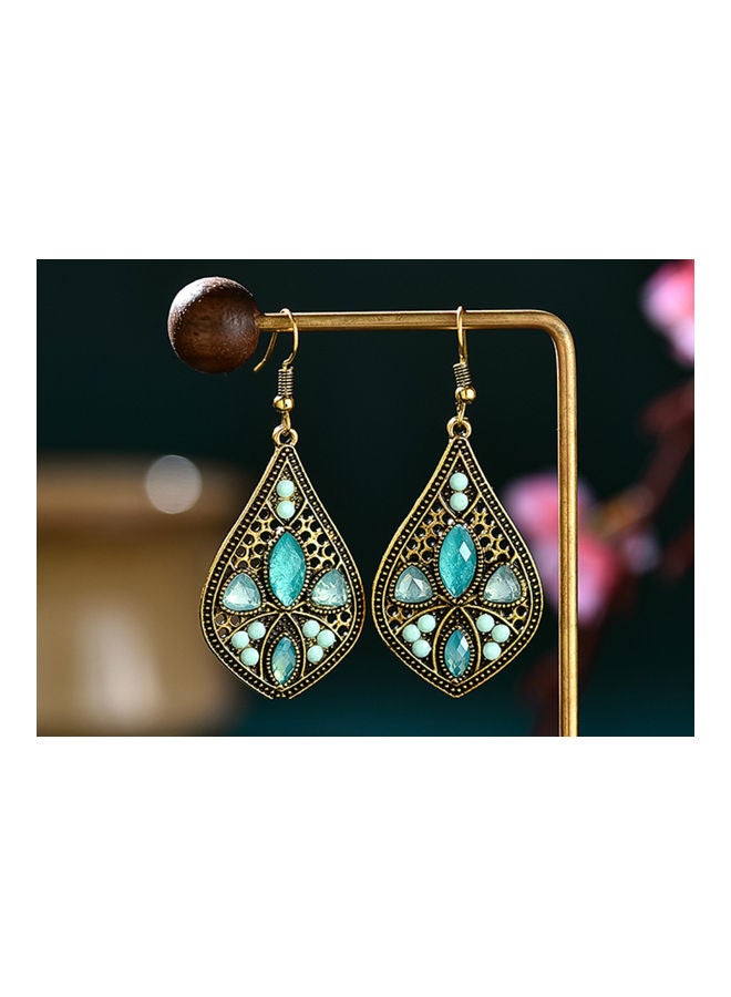 J&J - 925 Sterling Silver Rhinestone Inlaid Earrings - Image 1