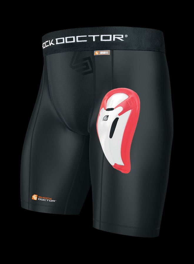 Shock Doctor - Compression Short With Bio Flex Cup Boys Largecm - Image 1