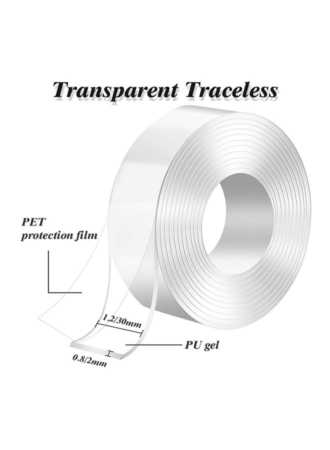Generic - Double Sided Nano Tape White - Image 1