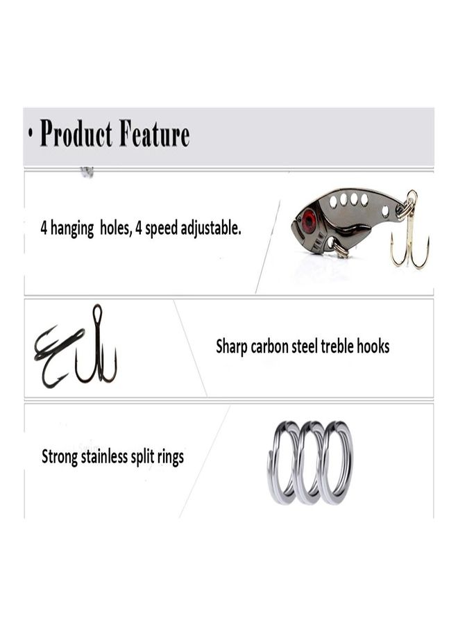 Generic Metal Fishing Lur 6x4x1cm - Image 2
