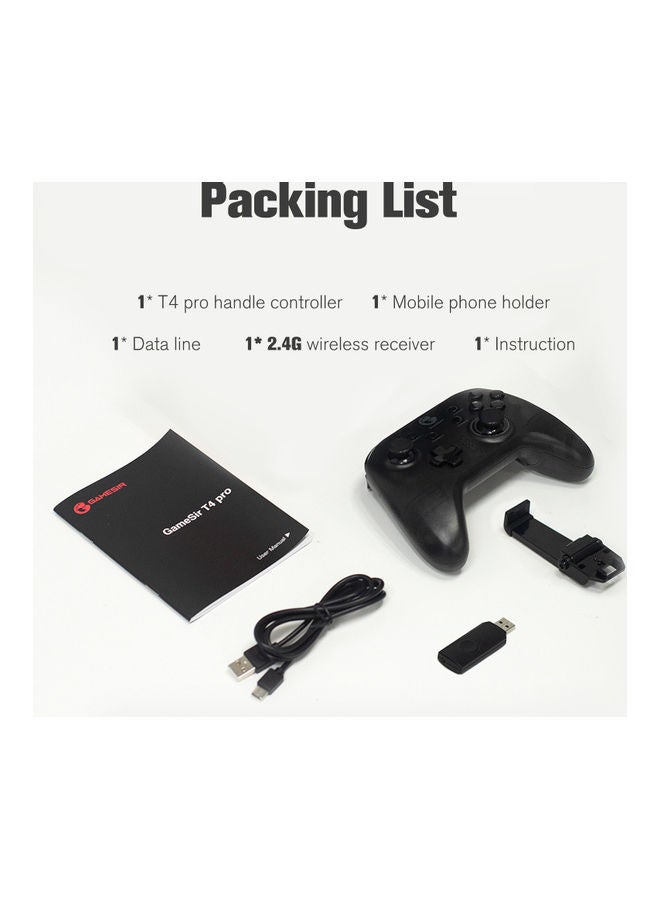 GameSir - T4 Pro Gaming Controller Wireless With LED Backlight - Image 1