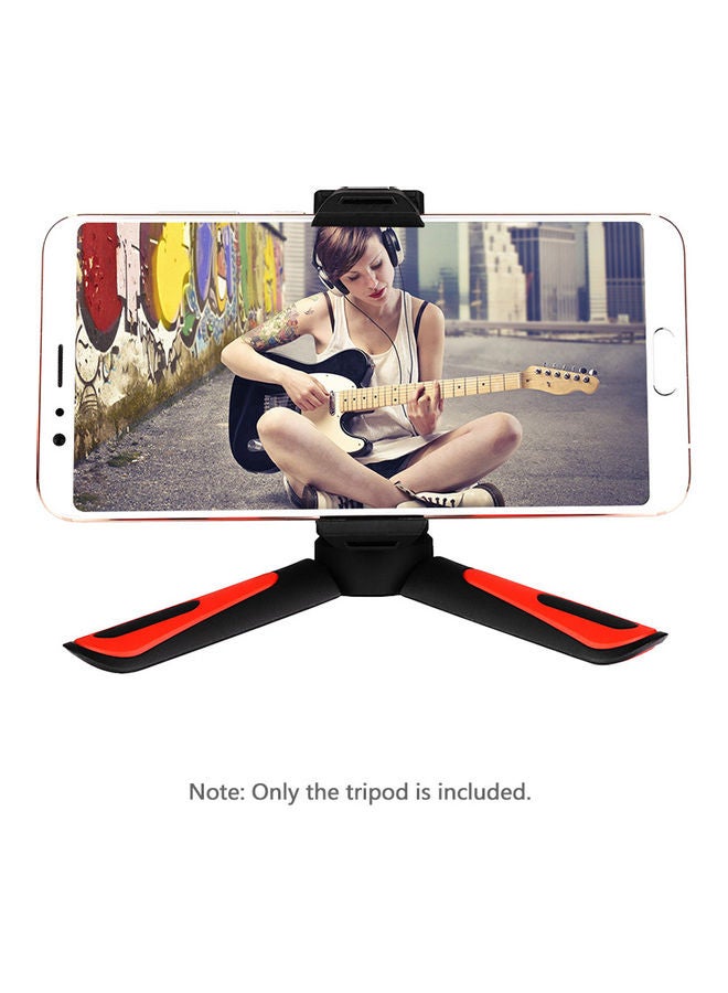 Portable Foldable Tripod Stand Red/Black - Image 3