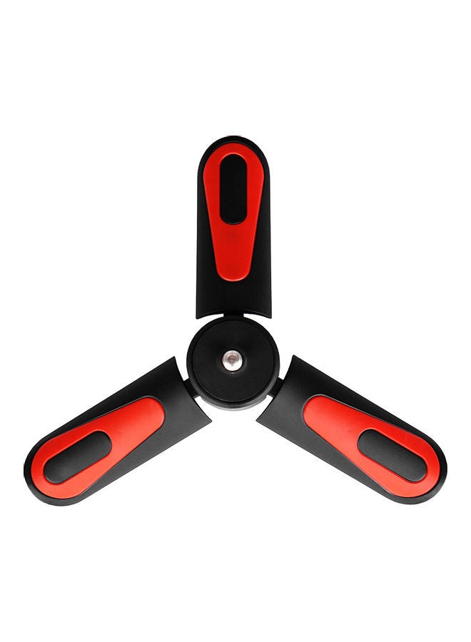 Portable Foldable Tripod Stand Red/Black - Image 2