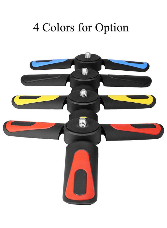 Portable Foldable Tripod Stand Red/Black - Image 5