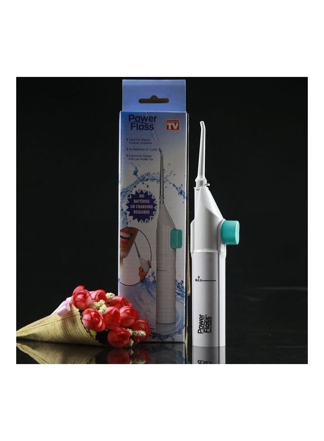 رشاش مياه لتنظيف الفم من أدوات طبيب الأسنان أبيض 22x4.5x2.8سم - Image 2