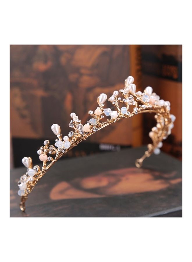 Generic Bride Pearl Handmade golden 28 X 3.5 X 3.5cm  - Image 5