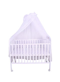 BABY PLUS Baby Wooden Bed With Mosquito Net  - Image 1