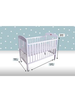 BABY PLUS Baby Wooden Bed With Mosquito Net  - Image 2