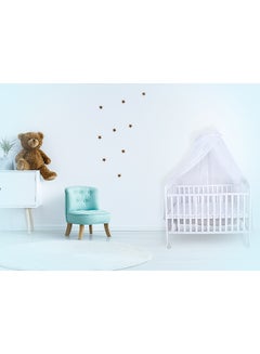 BABY PLUS Baby Wooden Bed With Mosquito Net  - Image 3