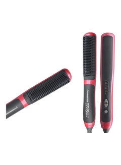 Generic Electric Splint Straight Hair Comb Black/Pink 33.3x10.5x6.3cm  - Image 1