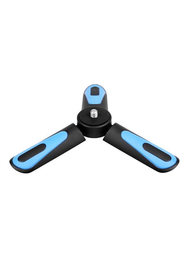Portable Foldable Tripod Stand Blue/Black