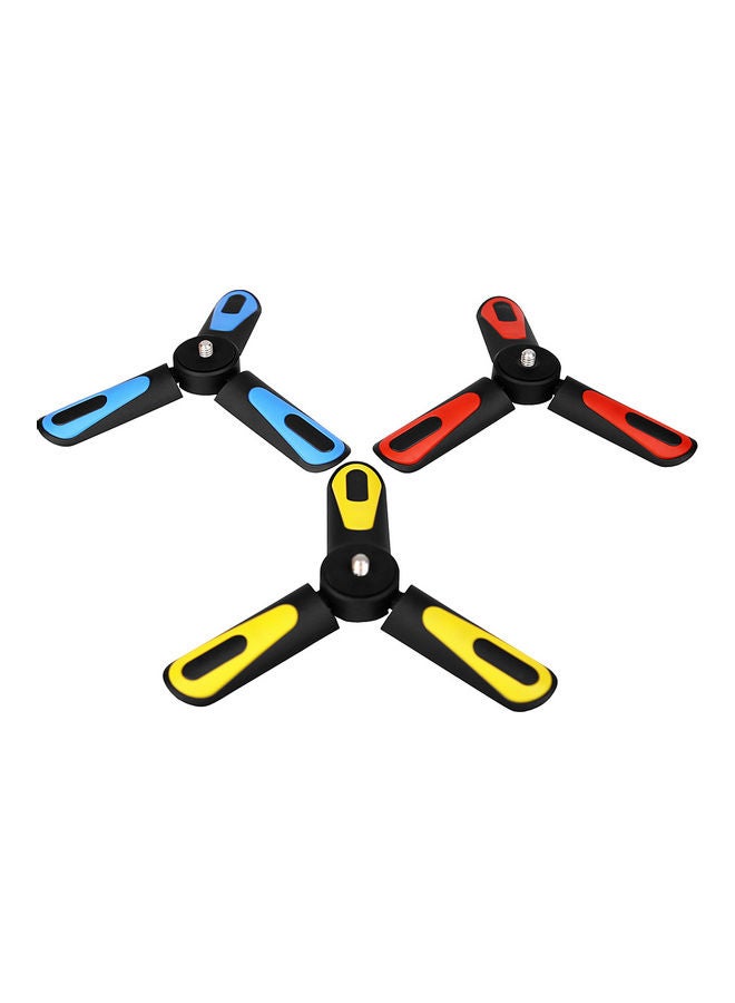Portable Foldable Tripod Stand Blue/Black