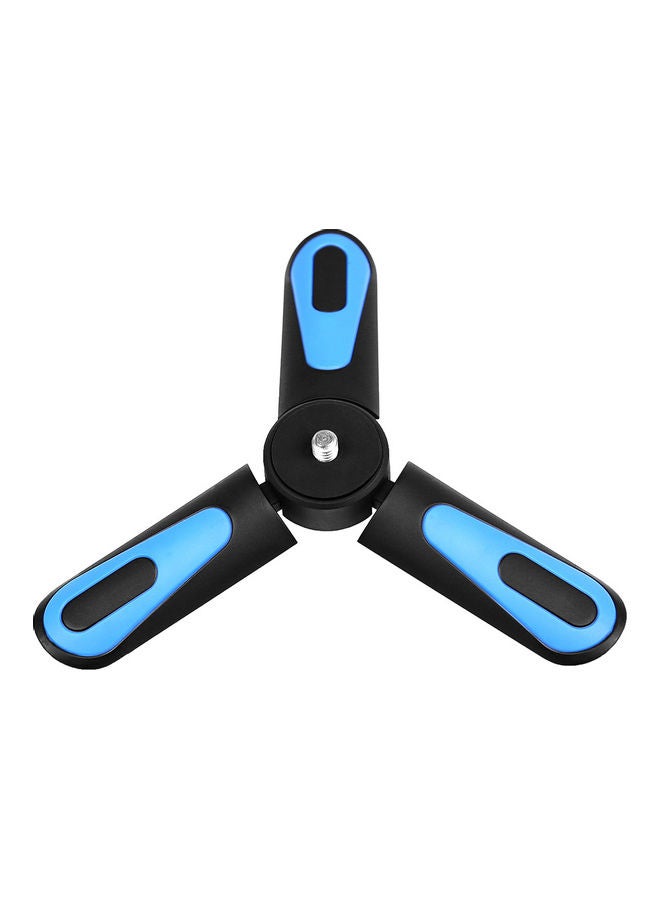Portable Foldable Tripod Stand Blue/Black