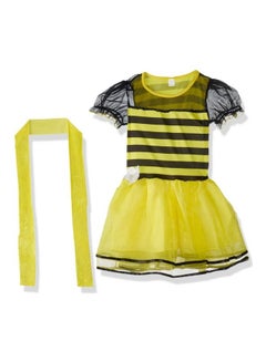 3-Piece Bee Polyester Dress Costume With Hair Tie And Belt S - v1609839736/N43433098A_2