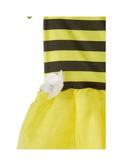 3-Piece Bee Polyester Dress Costume With Hair Tie And Belt S - v1609839736/N43433098A_5