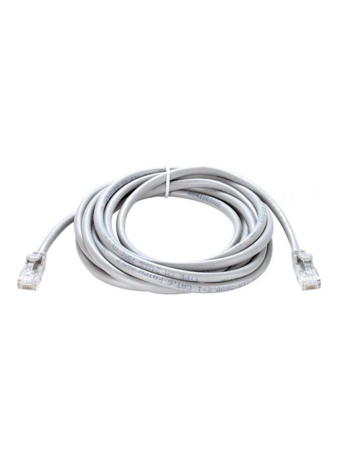 D-Link Cat 6 UTP 24AWG Round Patch Cord White 