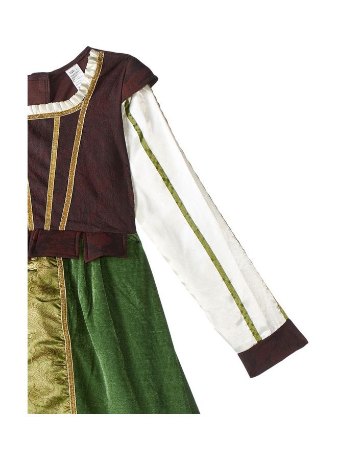 El Maayergy - 2-Piece Princess Polyester Dress Costume With Crown S - Image 1