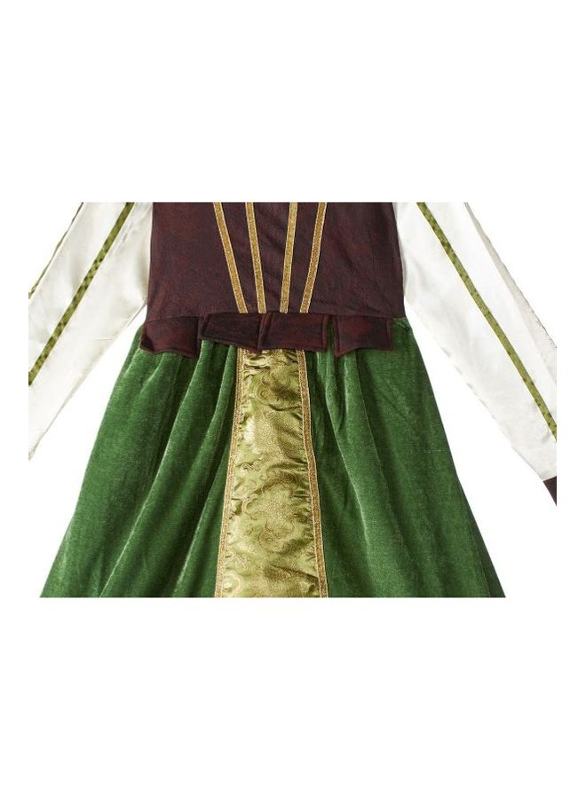 El Maayergy - 2-Piece Princess Polyester Dress Costume With Crown S - Image 1