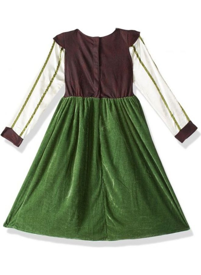 El Maayergy - 2-Piece Princess Polyester Dress Costume With Crown S - Image 1