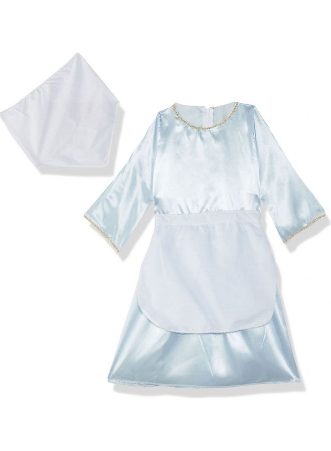 El Maayergy 3-Piece Maid Polyester Dress Costume With Hat And Belt S  - Image 1