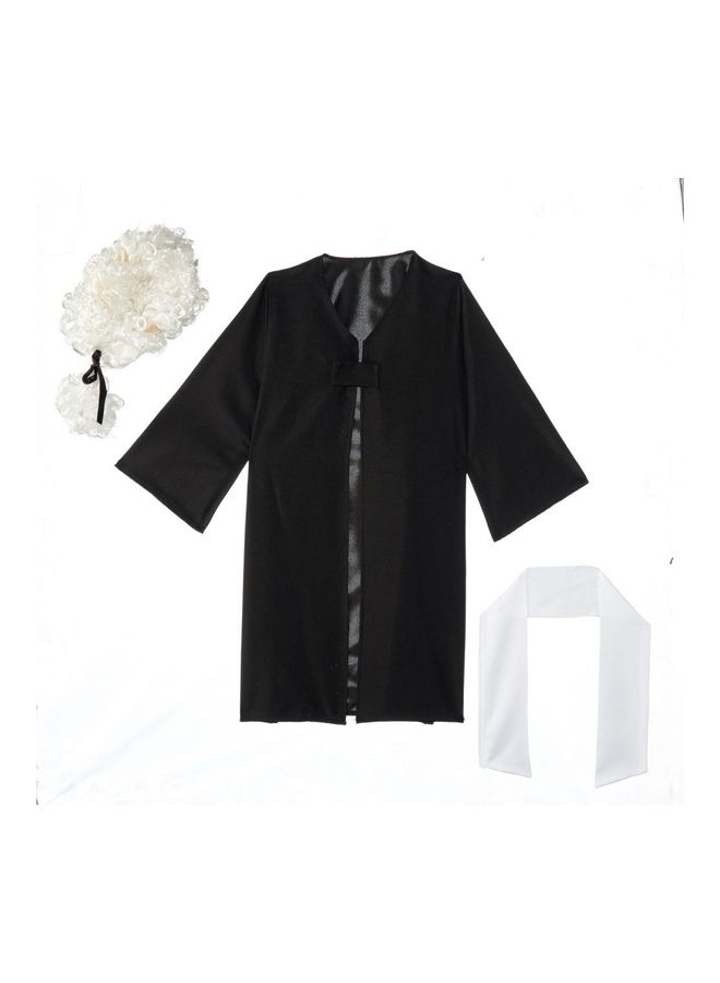 El Maayergy - 3-Piece Shakespeare Polyester Costume With Wig And Belt S - Image 1