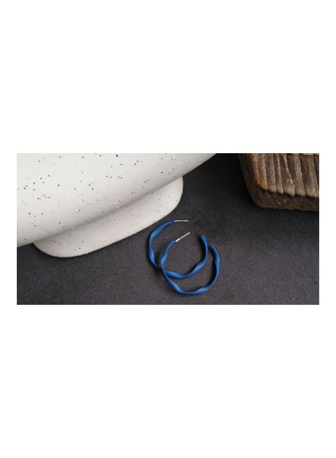 J&J Handmade Personality Trend Twisted C-shaped Artistic Earrings  - Image 4