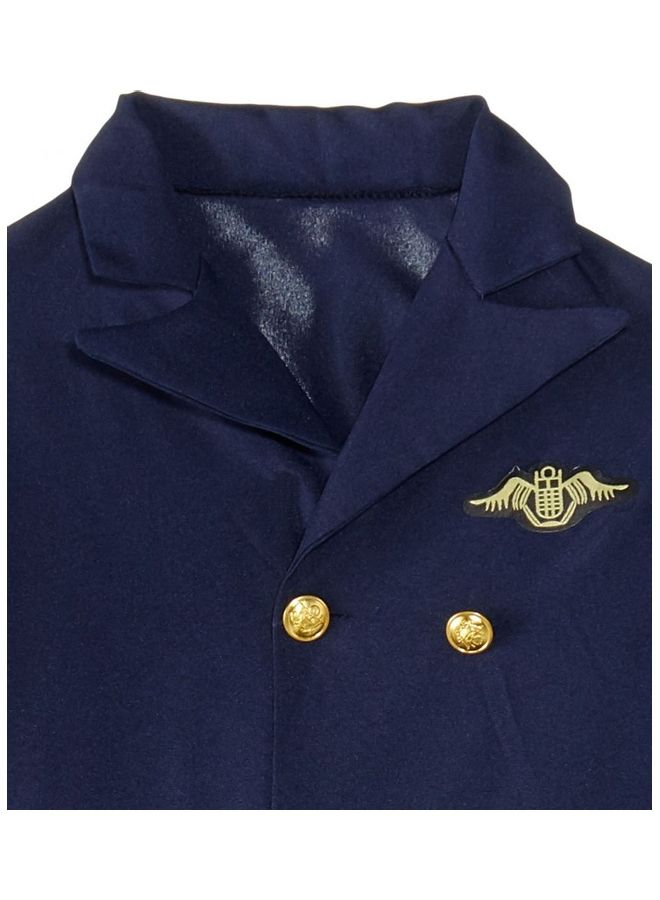El Maayergy - 2-Piece Pilot Polyester Costume With Cap S - Image 1