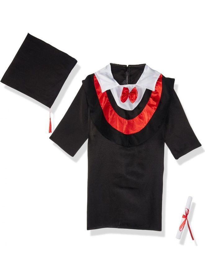 El Maayergy 3-Piece Graduation Robe Costume With Hat And Degree S  - Image 1