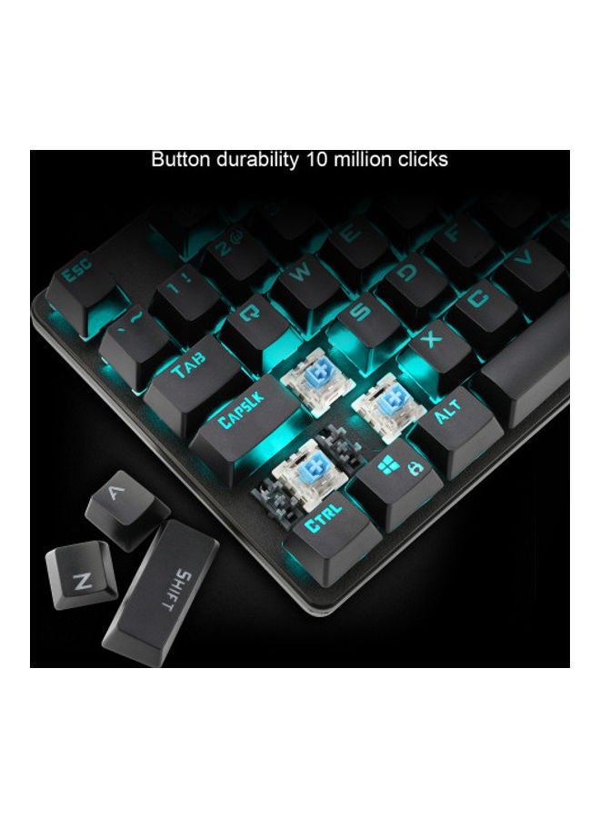 تي-داجر - لوحة مفاتيح بورا ميكانيكية سلكية للألعاب، مزوَّدة بمنفذ USB. - Image 1