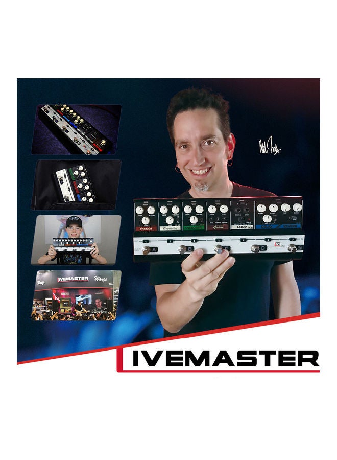 Livemaster Series Lm-4 Mainframe Unit Blues Style Set With 3 Guitar Effect Pedals