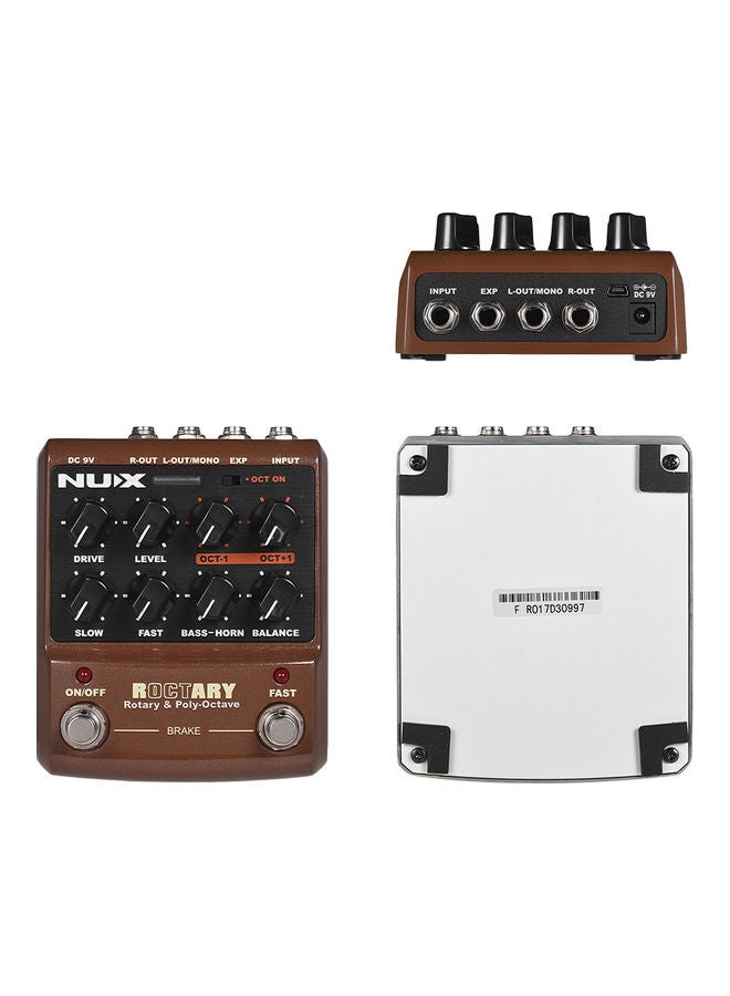 NUX - Roctary Force 2-In-1 Rotary Speaker Simulator And Polyphonic Octave Guitar Effect Pedal True Bypass - Image 1