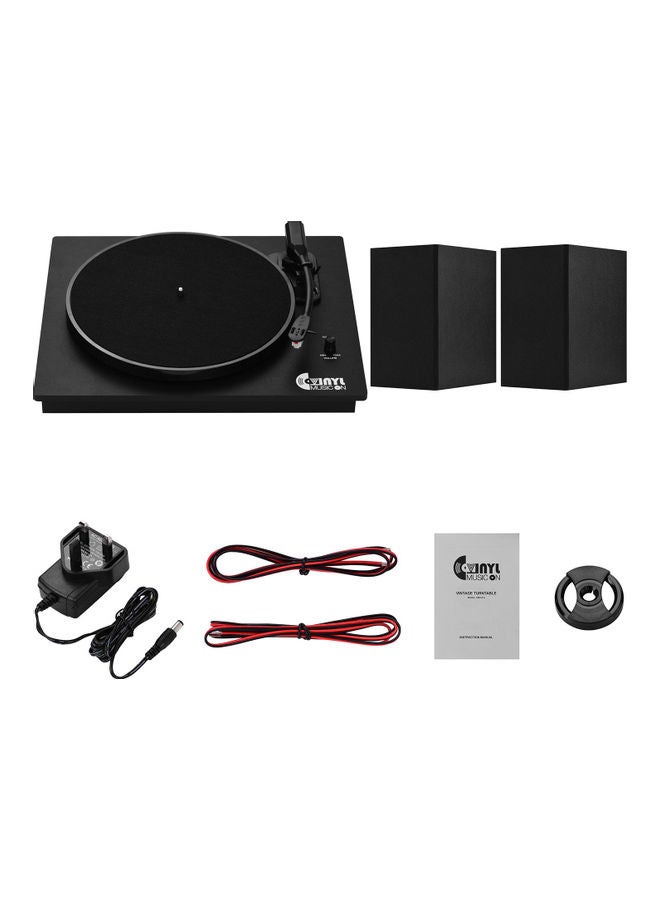 Generic - Classic Vinyl Record Player Turntable With Dual Powerful External Speakers - Image 1