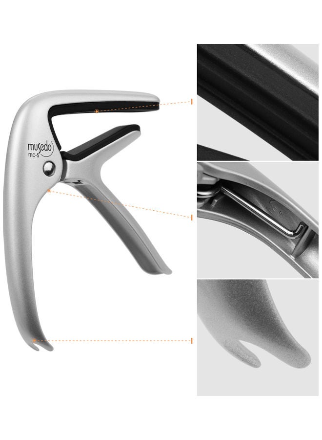 Musedo Acoustic Guitar Capo Quick Change Aluminum Alloy - Image 2