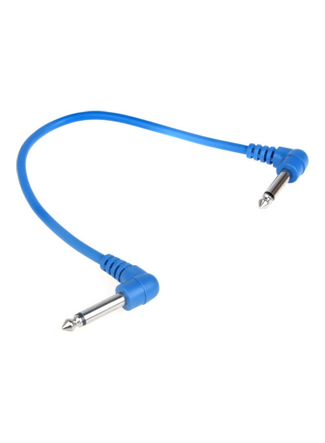 Douself 6-Piece Of Colorful Patch Cables Angled For Guitar Effect Pedals - Image 2