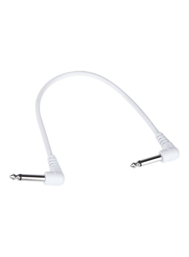 Douself 6-Piece Of Colorful Patch Cables Angled For Guitar Effect Pedals - Image 3