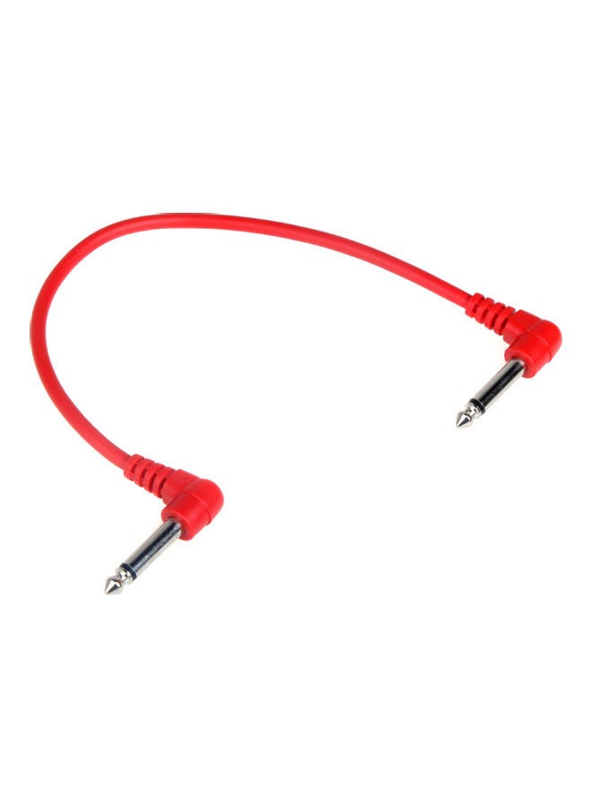 Douself 6-Piece Of Colorful Patch Cables Angled For Guitar Effect Pedals - Image 4