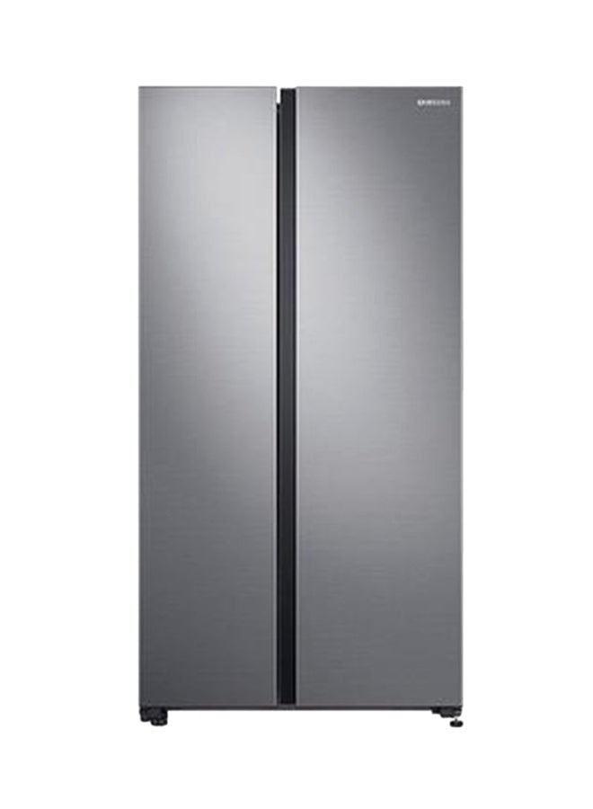 Samsung - Side By Side Refirgerator, 22.9 Cu.ft., Mono Cooling,  Power Freeze And Cool, Digital Inverter RS62R5001M9 Grey - Image 1